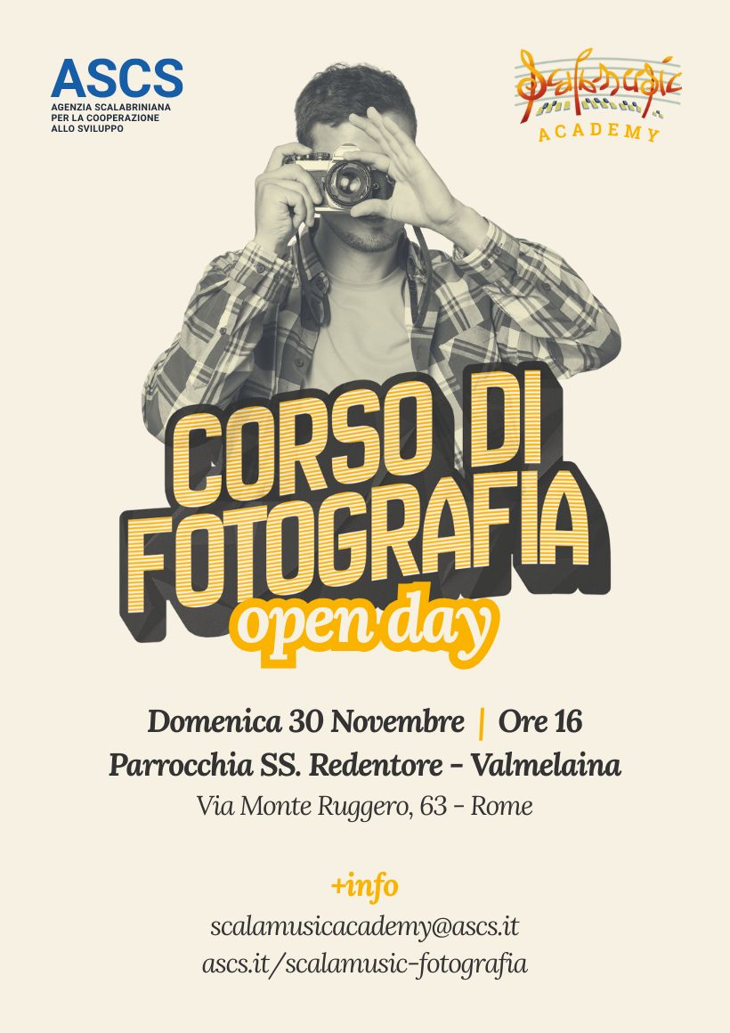 corso di fotografia Scalamusic Roma